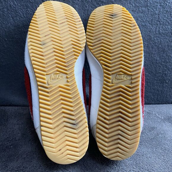 Nike Classic Cortez Premium White Red Crush Chenille Swoosh Women's 8 Circa 2018 - Picture 6 of 8